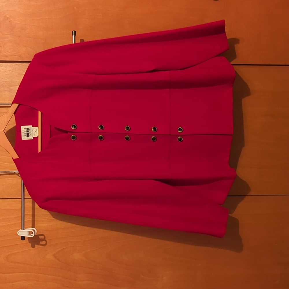 Leslie Fay 18 Red Blazer